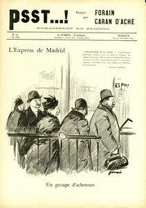 Illustrazione di Jean-Louis Forain (1852-1931) in Psst...! da Jean Louis Forain