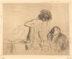 In una stanza privata (prima lastra) da Jean Louis Forain