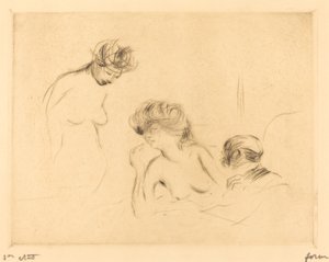 In una stanza privata (terza lastra) da Jean Louis Forain