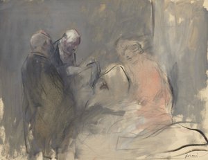 In ospedale (recto) da Jean Louis Forain