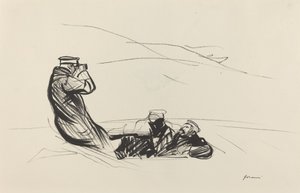 Alla ricerca del nemico, c. 1914-1919 da Jean Louis Forain