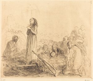 Lourdes, il Miracolo (prima tavola) da Jean Louis Forain