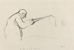 M. Clemenceau. La lettera del Conte Czernin da Jean Louis Forain