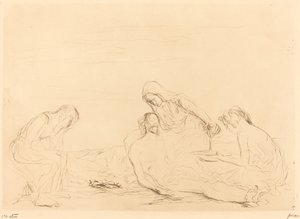 Pietà (terza lastra) da Jean Louis Forain