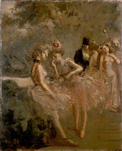 Scena nelle Quinte di un Teatro