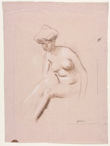 Nudo seduto