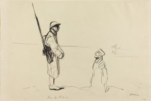 Sul Reno, c. 1914-1919 da Jean Louis Forain