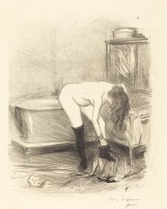 Il bagno (tavola verticale) da Jean Louis Forain