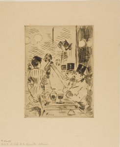 Il Caffè della Nuova Atene da Jean Louis Forain