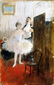 La stanza da toeletta, c.1890 da Jean Louis Forain