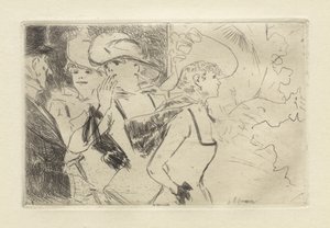 Le Folies-Bergère, c. 1880-86 da Jean Louis Forain
