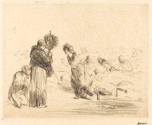 Il Miracolo davanti al Santissimo Sacramento (quarta tavola) da Jean Louis Forain