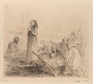 Il miracolo davanti al Santissimo Sacramento da Jean Louis Forain