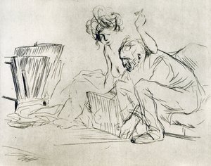 Il modello a riposo da Jean Louis Forain