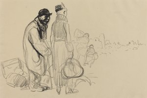 Il ritorno, c. 1914-1919 da Jean Louis Forain
