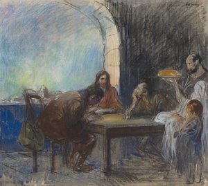 La cena di Emmaus (possibilmente ca. 1912-1913) da Jean Louis Forain