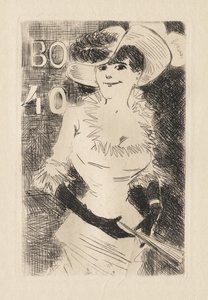 Il camminatore, 1880-86 da Jean Louis Forain