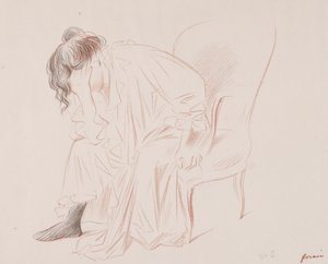 Donna seduta