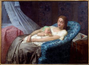 La giovane madre da Jean Louis Hamon
