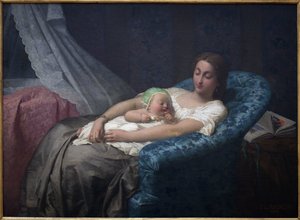 La giovane madre da Jean Louis Hamon