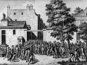 Rivoluzione Francese: Le Guardie Francesi salvano Monsieur du Chatelet, il loro colonnello, dall