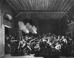 Rivoluzione francese: I Patrioti di Varennes entrano nel droghiere Sauce e riconoscono il re Luigi XVI (1754-1793) in fuga