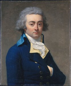 Francese: Portrait de Marie-Jean Hérault de Séchelles (1759-1794) Ritratto di Marie-Jean Hérault de Séchelles