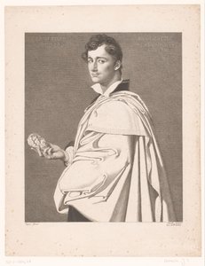 Ritratto dello scultore Lorenzo Bartolini da Jean Louis Potrelle