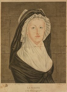 Maria Antonietta alla Conciergerie come prigioniera, 1793 da Jean Louis Prieur
