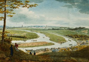 Veduta di Parigi e della Senna da Saint-Cloud da Jean Lubin Vauzelle