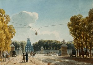 Vista delle Tuileries dai Champs-Elysees