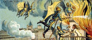 Pompiere volante. Dalla serie Visioni dell
