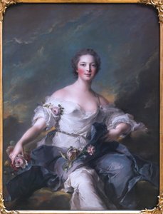 Tedesco: Die Marquise de Baglion als Flora Marchesa di Baglion come Flora da Jean Marc Nattier