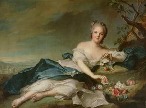 Enrichetta Maria di Francia (1606-69) come Flora, 1742