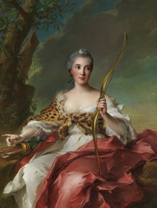 Madame Bergeret de Frouville come Diana, 1756