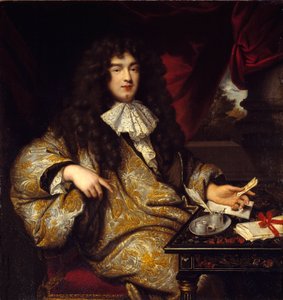 Ritratto di Jean Baptiste Colbert, signore Marchese di Seignelay, ministro della marina, figlio di Colbert da Jean Marc Nattier