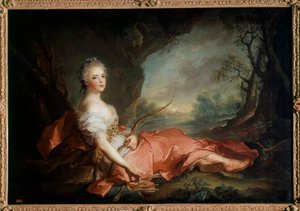 Ritratto di Madame Adelaide di Francia (1732-1799) in Diane, figlia di Luigi XV da Jean Marc Nattier