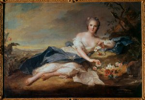 Ritratto di Madame Henriette di Francia (1727-1752) in Flore, figlia di Luigi XV