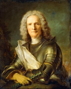 Ritratto di un Maresciallo di Francia, probabilmente Chretien-Louis de Montmorency-Luxembourg da Jean Marc Nattier