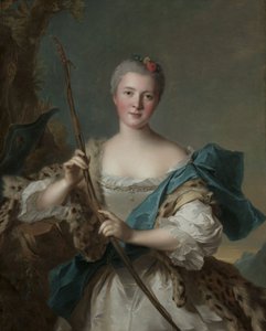 Ritratto di una donna come Diana, 1752
