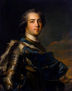 Ritratto del re Luigi XV, 1710-1774, 1745 da Jean Marc Nattier