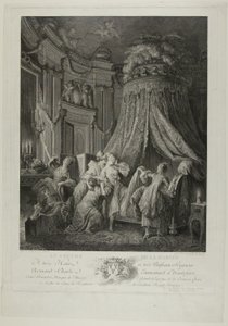 Le Coucher de la Mariee da Jean Michel Moreau