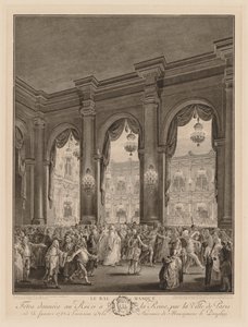 Il ballo in maschera da Jean Michel the Younger Moreau
