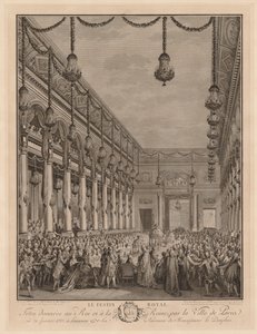 Il banchetto reale da Jean Michel the Younger Moreau