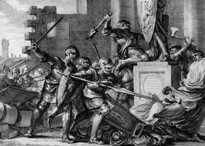 Guerra contro i Sassoni, 772: distruzione del tempio e dell