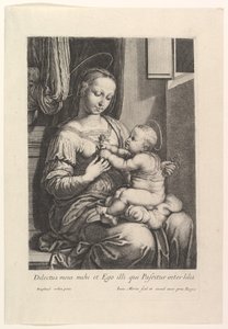 La Vergine con il bambino, con la rosa
