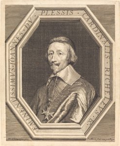 Cardinale Richelieu da Jean Morin after Philippe de Champaigne