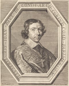 Jean Francois Paul de Gondy da Jean Morin after Philippe de Champaigne