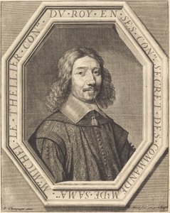 Michel le Tellier da Jean Morin after Philippe de Champaigne