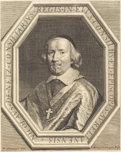 Nicolas de Netz da Jean Morin after Philippe de Champaigne
